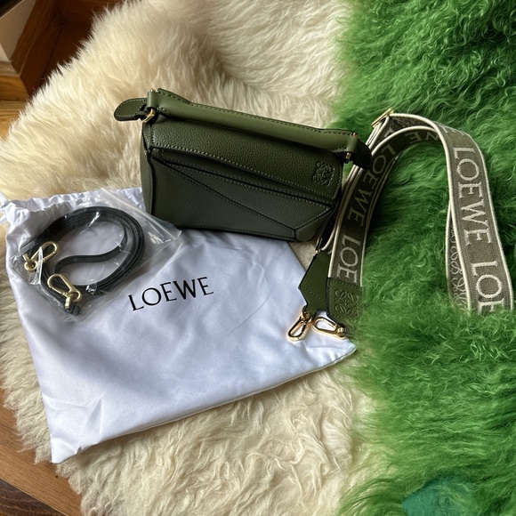 Faux Leather Mini Puzzle Bag - Picture 4 of 7